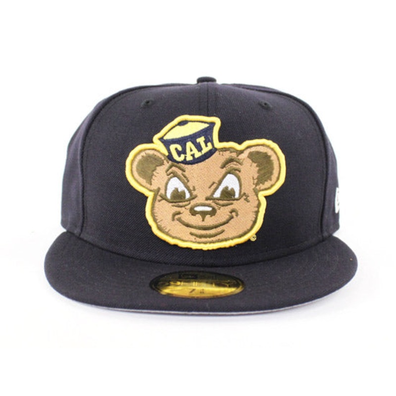 California Golden Bears New Era 59Fifty Fitted Hats (NAVY GRAY UNDER BRIM) 7 1/8