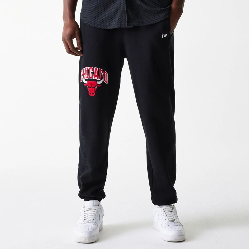 Chicago Bulls NBA Arch Graphic Black Joggers XS
