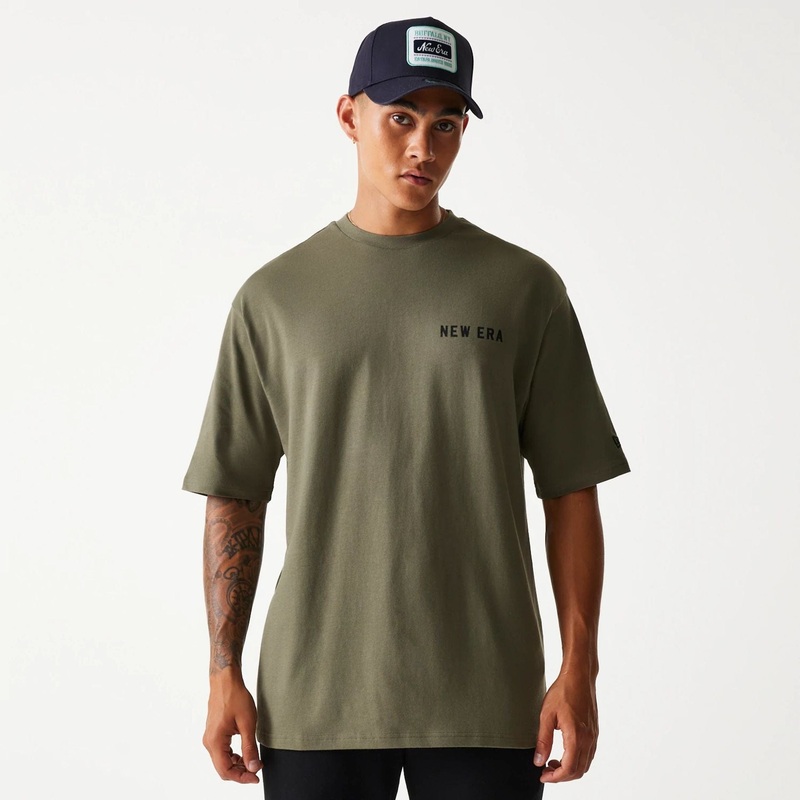 New Era Animal Graphic Green Oversized T-Shirt XS