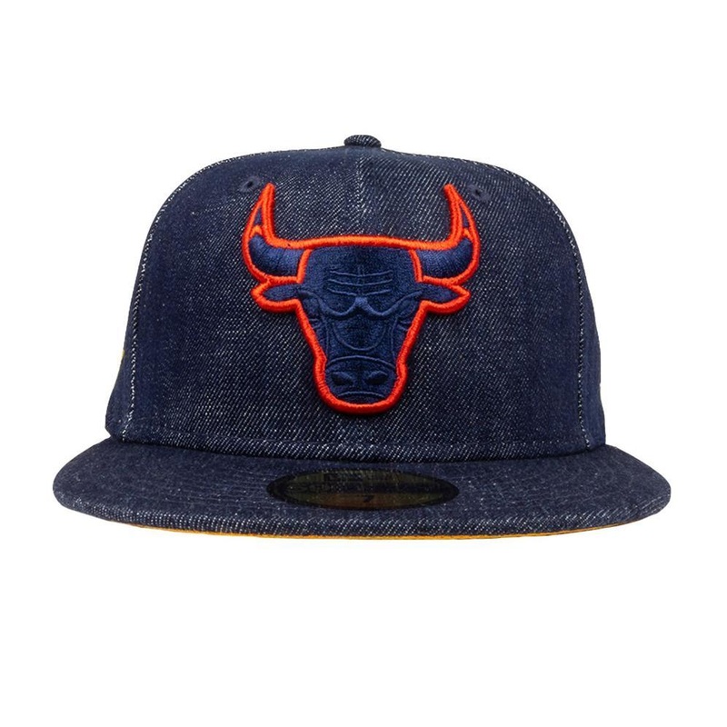 New Era Chicago Bulls Denim Championship Patch 59FIFTY Fitted Hat