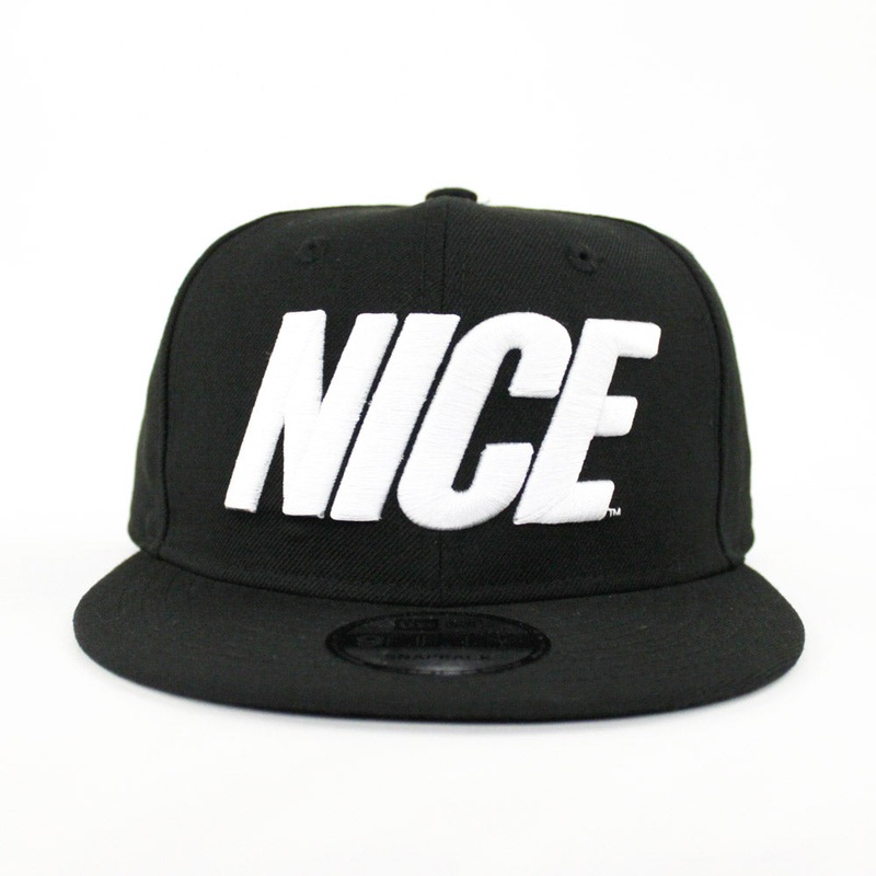 Nice 9Fifty Snapback Hat (Black) One Size