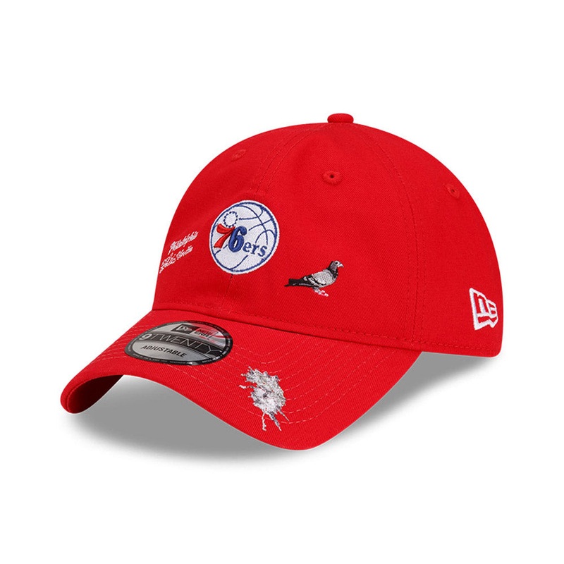 Philadelphia 76Ers 9TWENTY NBA X Staple Scarlet Cap One Size