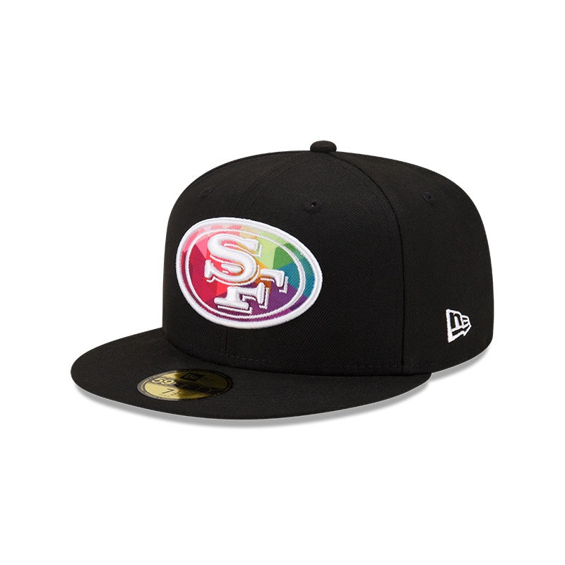 San Francisco 49ers New Era 2023 NFL Crucial Catch 59FIFTY Fitted Hat – Black/Pink 7