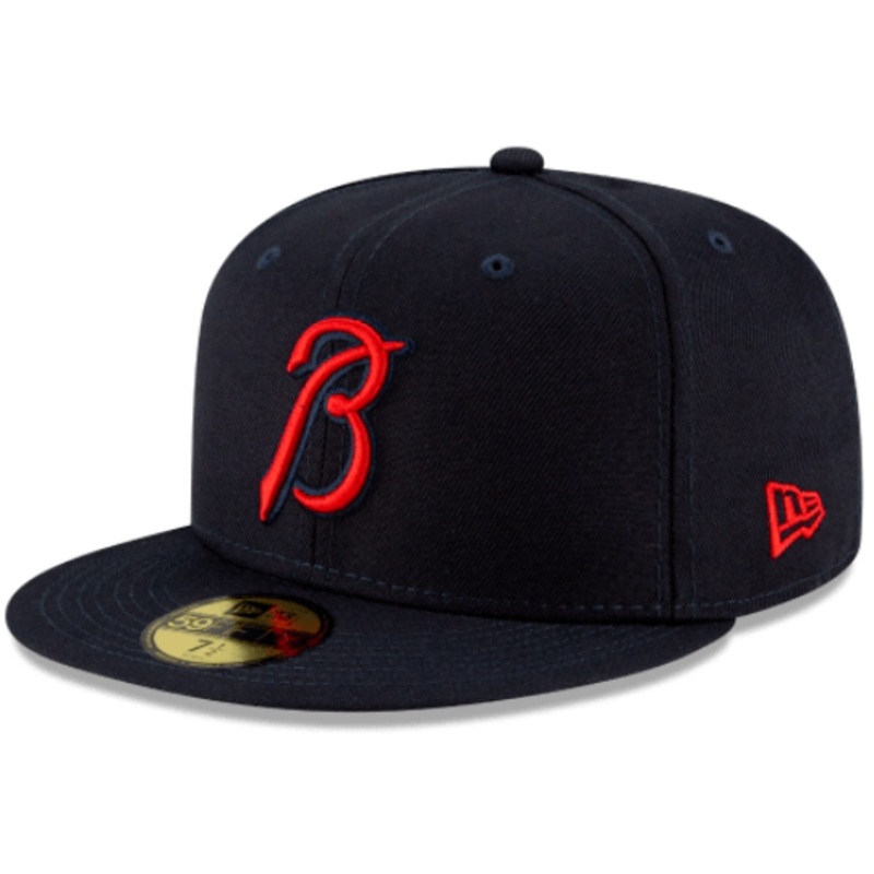 New Era Atlanta Braves Ligature 59Fifty Fitted Hat