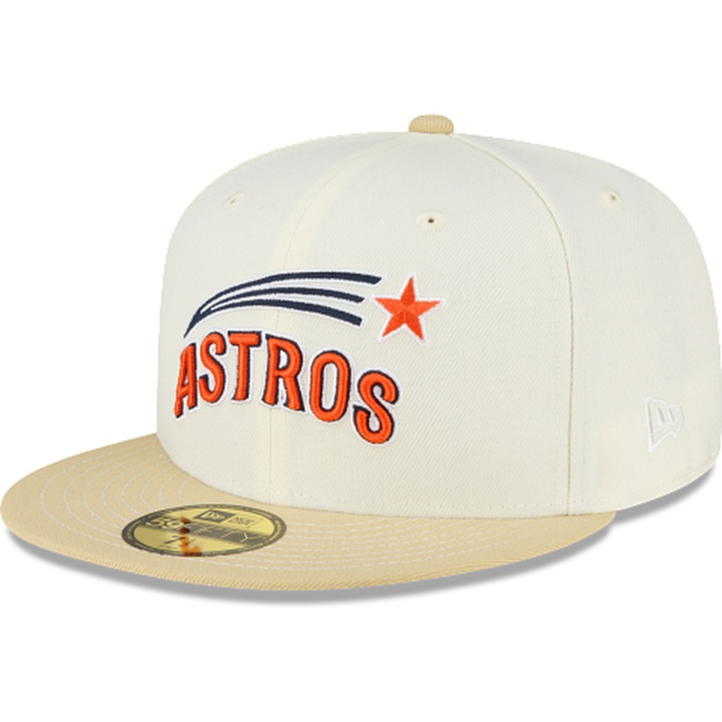 New Era Just Caps Chrome Houston Astros 2023 59FIFTY Fitted Hat