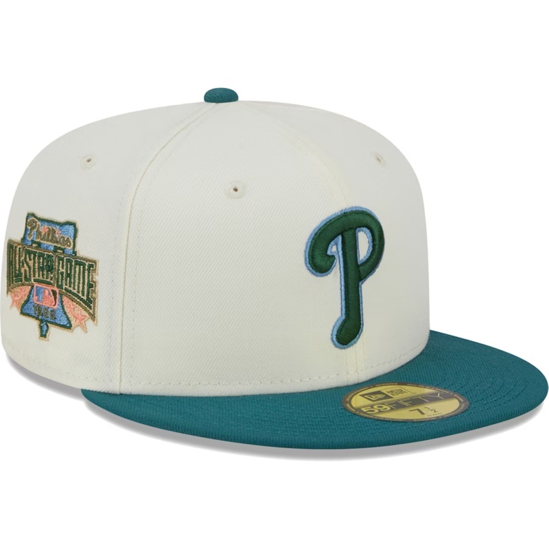 New Era Philadelphia Phillies Chrome Evergreen 2023 59FIFTY Fitted Hat