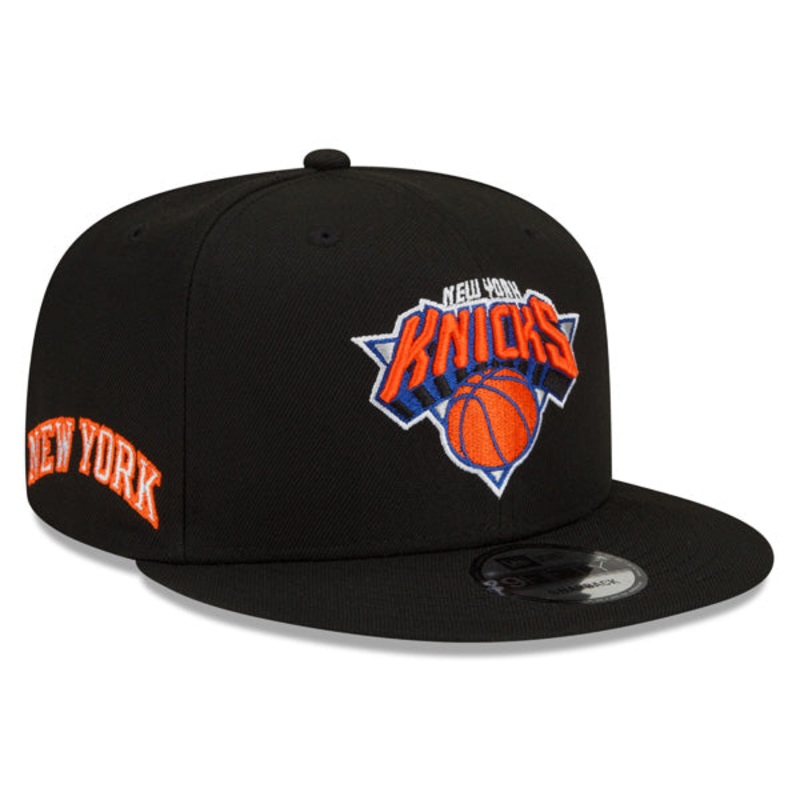 New York Knicks New Era NBA 2022 CITY EDITION Alternate 9Fifty Snapback Hat – Black