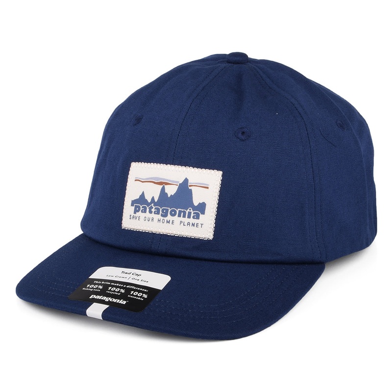 Patagonia Hats 73 Skyline Trad Organic Cotton Baseball Cap – Dark Blue Adjustable