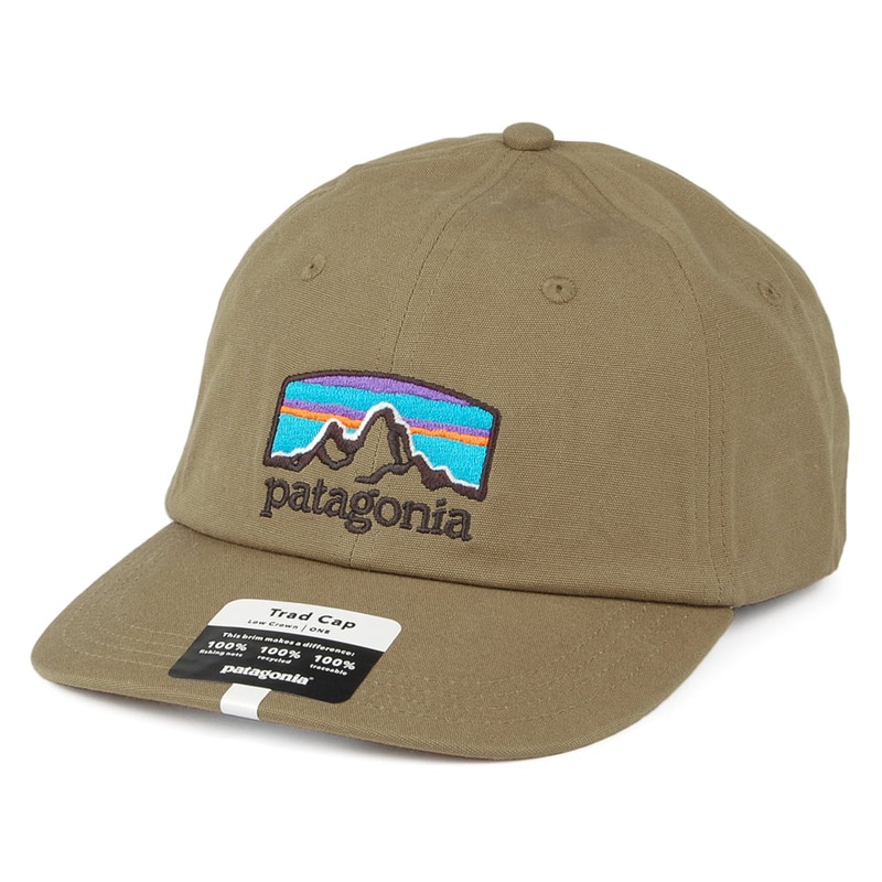 Patagonia Hats Fitz Roy Horizons Trad Organic Cotton Baseball Cap – Brown Adjustable