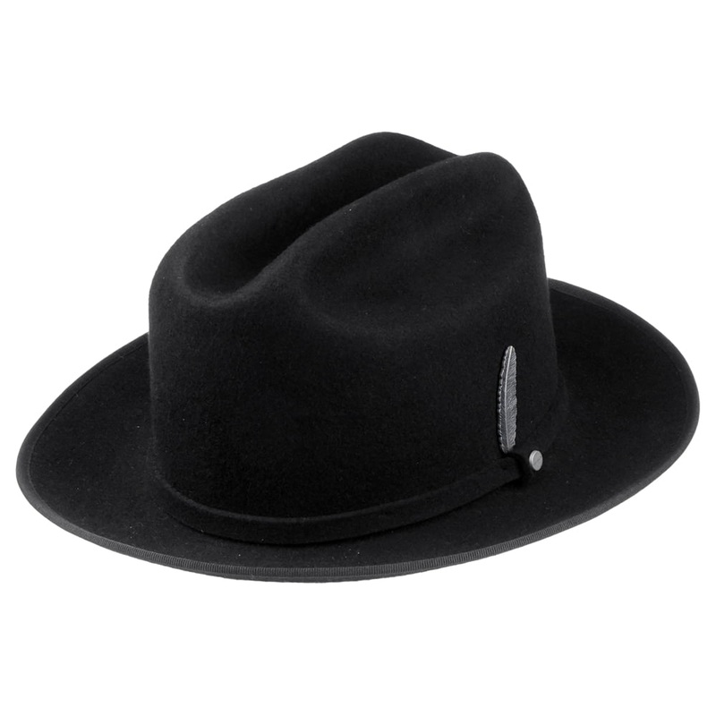 Stetson Hats Open Road Wool Felt Cowboy Hat – Black S