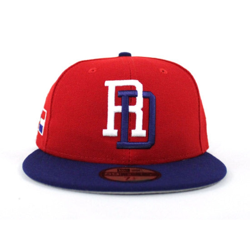2017 World Baseball Classic Dominican Republic WBC New Era 59Fifty Fitted Hats (TEAM COLORS) 7 1/8