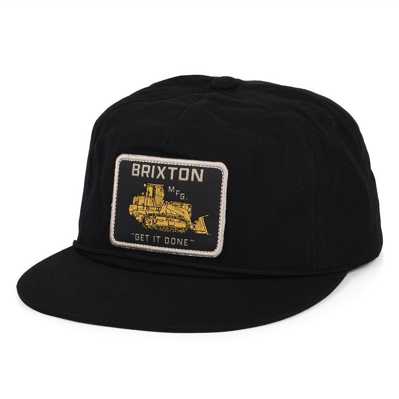 Brixton Hats Irvington HP Snapback Cap – Black Adjustable