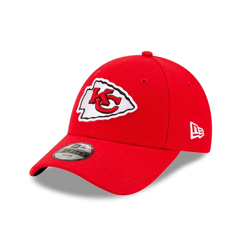 Kansas City Chiefs Youth The League Red 9FORTY Adjustable Cap Youth
