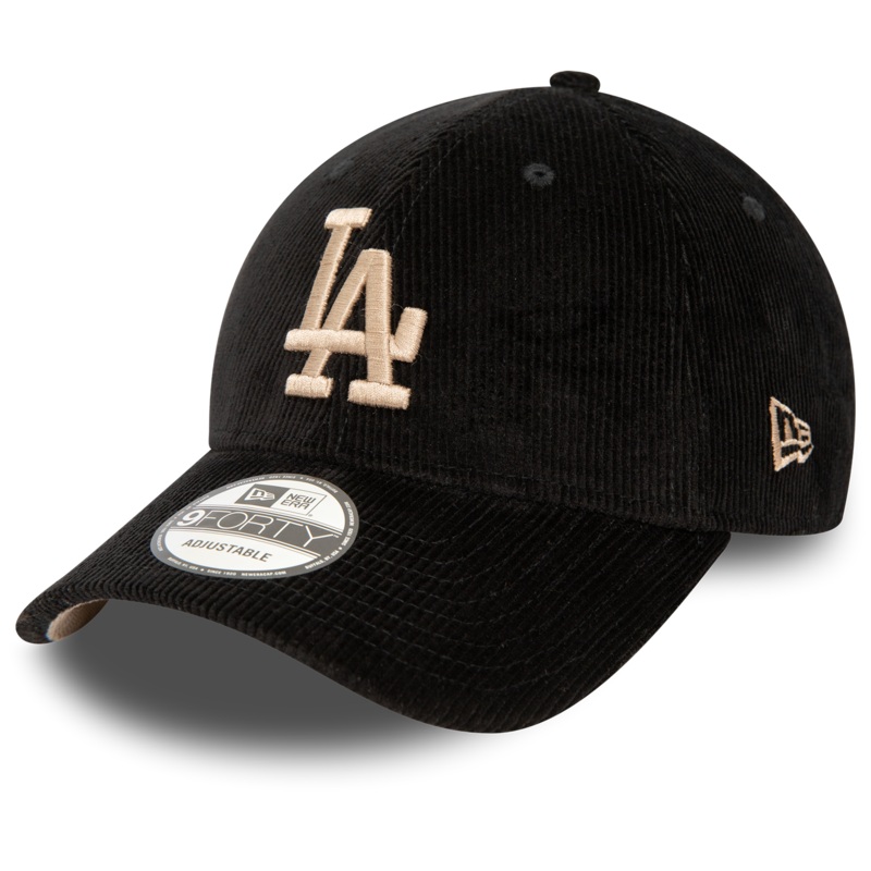 Los Angeles Dodgers 9FORTY Cord Black Cap One Size