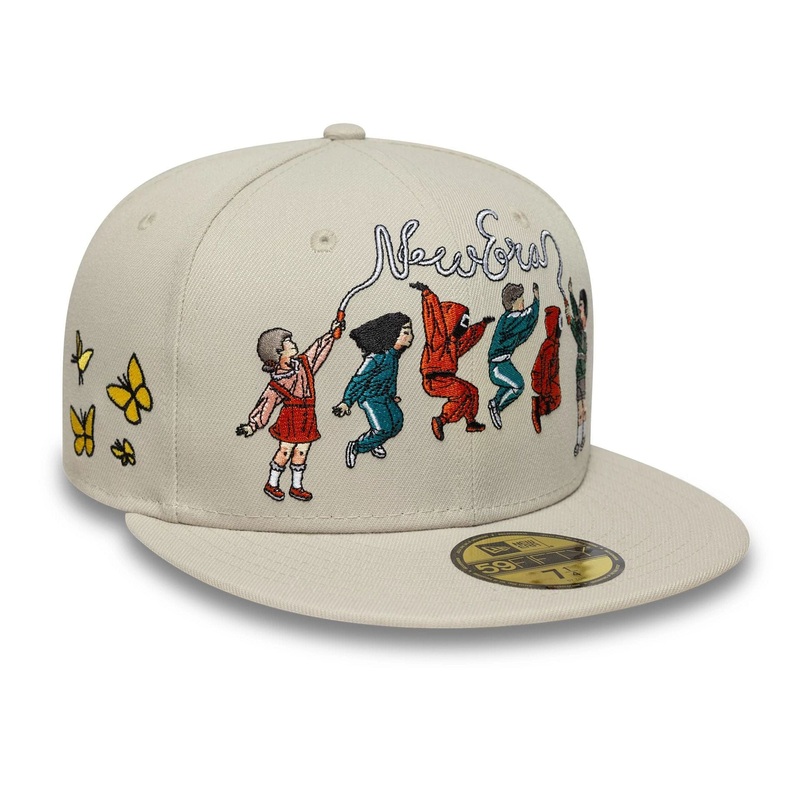 Netflix Squid Game Skipping Cream 59FIFTY Fitted Cap 6 7/8