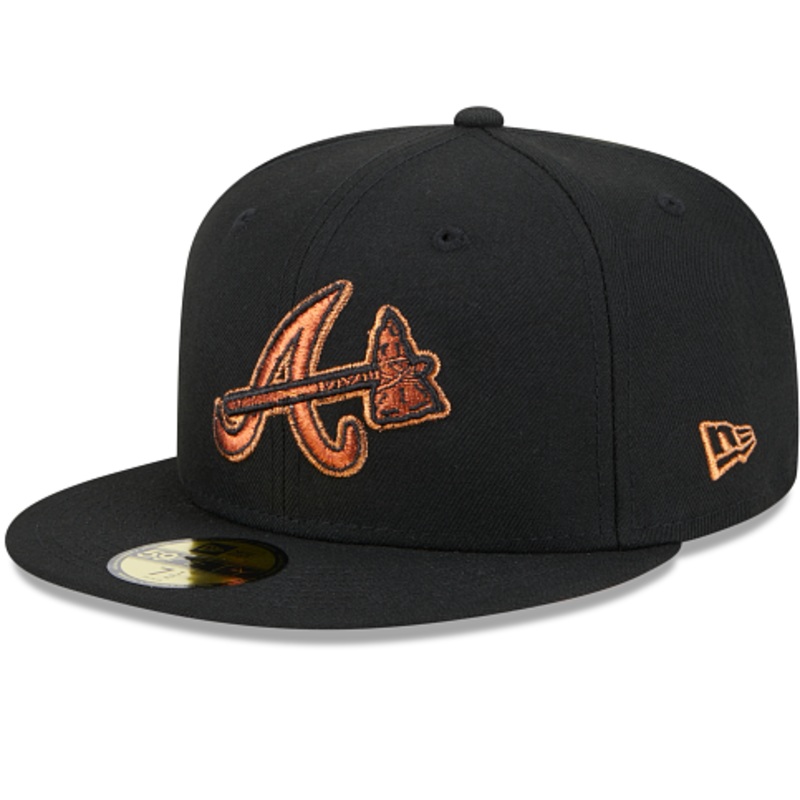 New Era Atlanta Braves Metallic Pop 2023 59FIFTY Fitted Hat