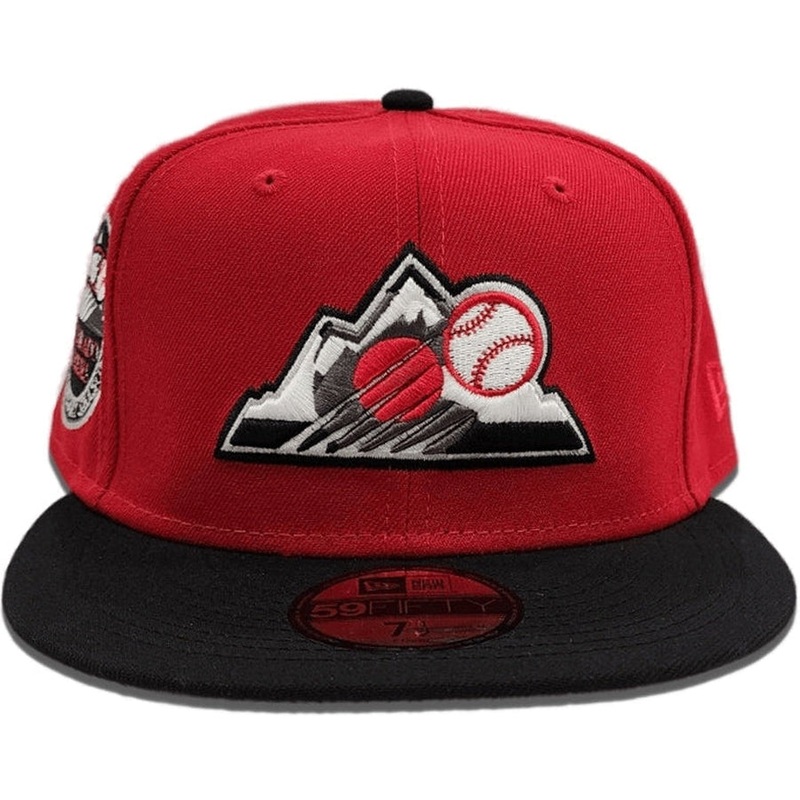 New Era Colorado Rockies 10th Years Anniversary Red/Black 59FIFTY Fitted Hat