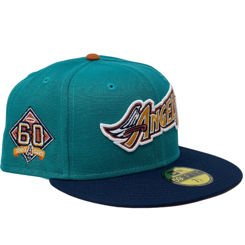 New Era Los Angeles Angels 60th Anniversary “Galaxy Part 2” Rust Orange UV 59FIFTY Fitted Hat