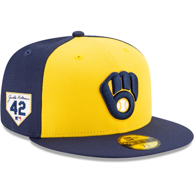 New Era Milwaukee Brewers Jackie Robinson Day 2023 59FIFTY Fitted Hat