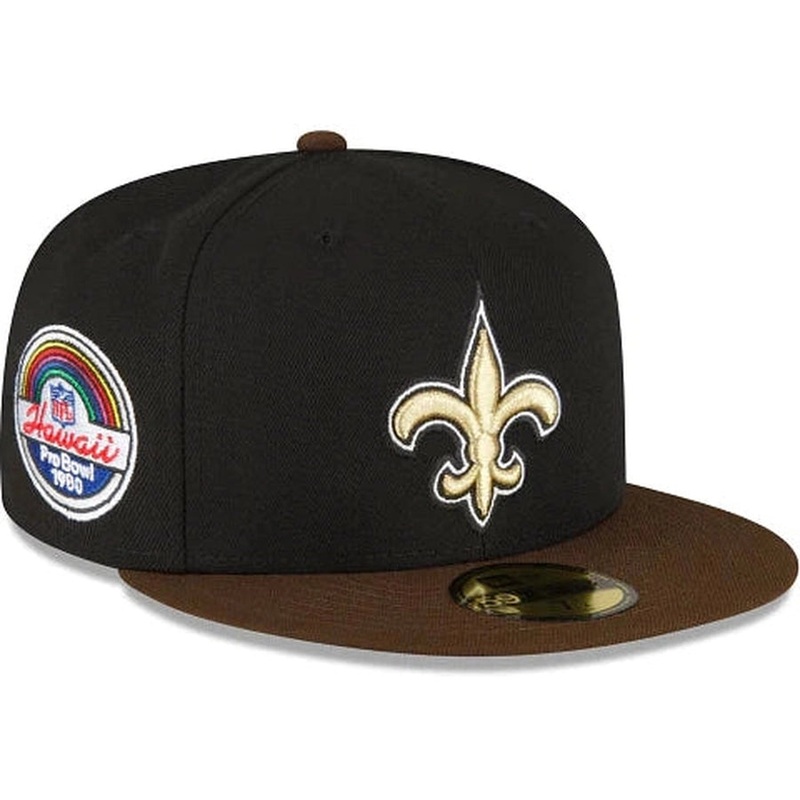 New Era New Orleans Saints Black Walnut 2023 59FIFTY Fitted Hat