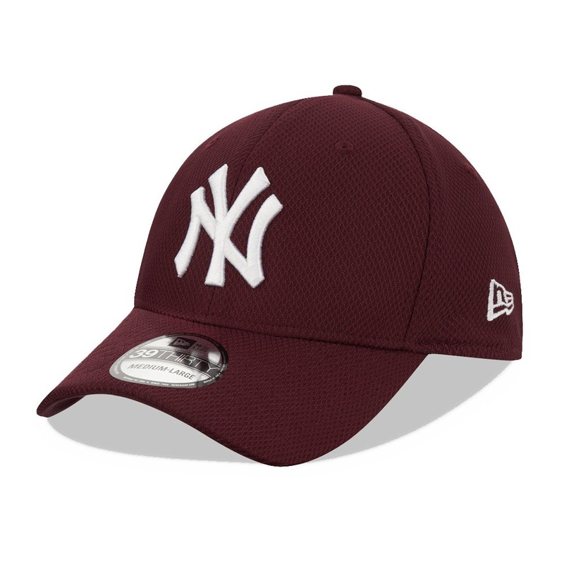 New York Yankees 39THIRTY Diamond Era Essential Maroon Cap M-L