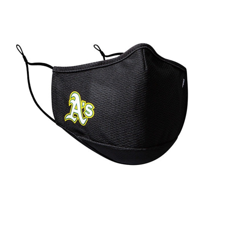 Oakland Athletics New Era Adult MLB On-Field Face Covering Mask – Black
