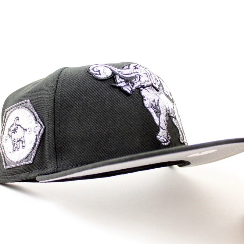Philadelphia Athletics 1930 World Series New Era 59Fifty Fitted Hat (Black Gray) 6 7/8