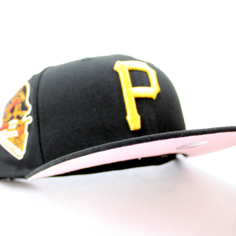 Pittsburgh Pirates 1959 All Star Game New Era 59Fifty Fitted Hat (Black Pink Under Brim) 7