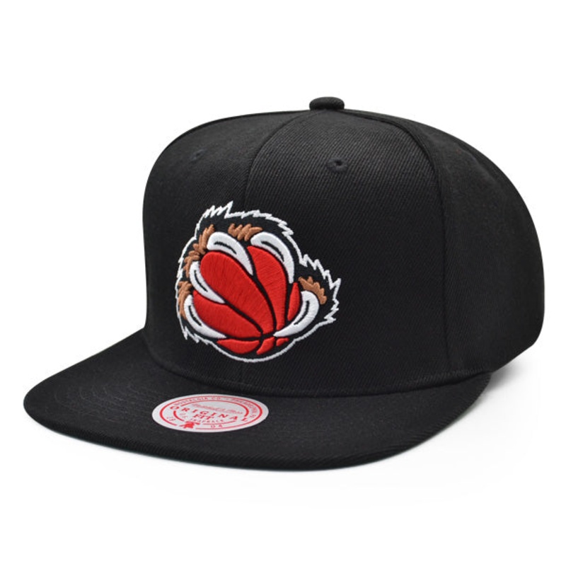 Vancouver Grizzlies Mitchell & Ness THE CLAW Snapback Hat – Black/Red