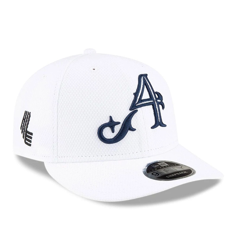 4Aces LIV 4Aces White Low Profile 9FIFTY Snapback Adjustable Cap OSFA