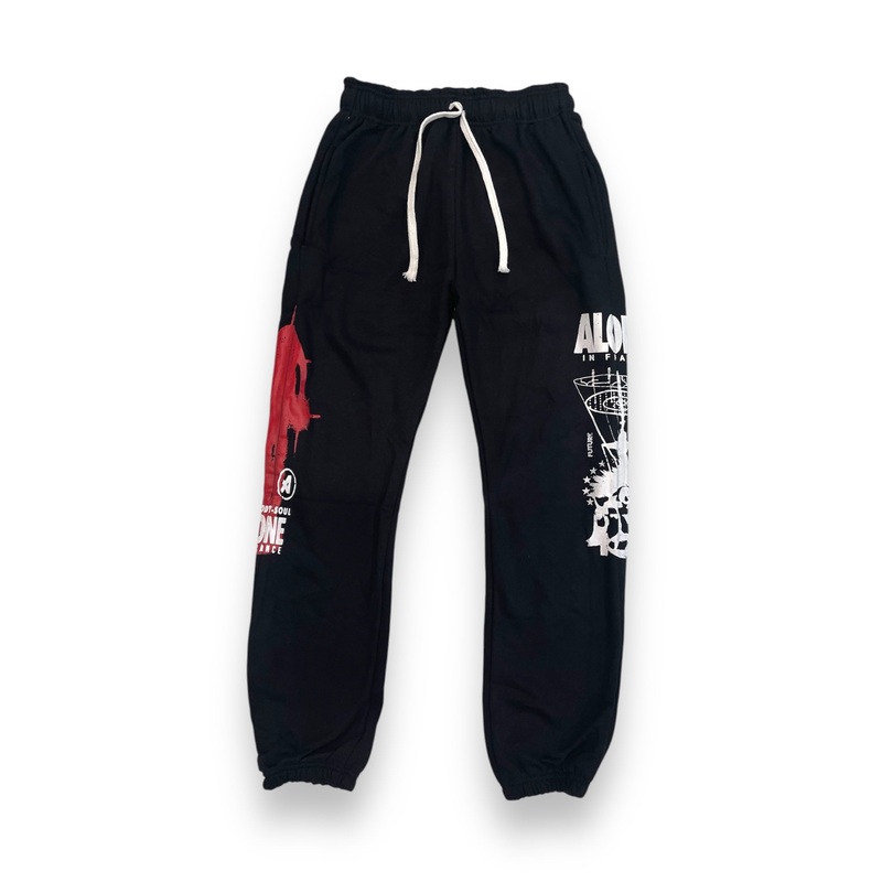 ALONE IN FRANCE LONELY NIGHTS (BLACK) JOGGER S