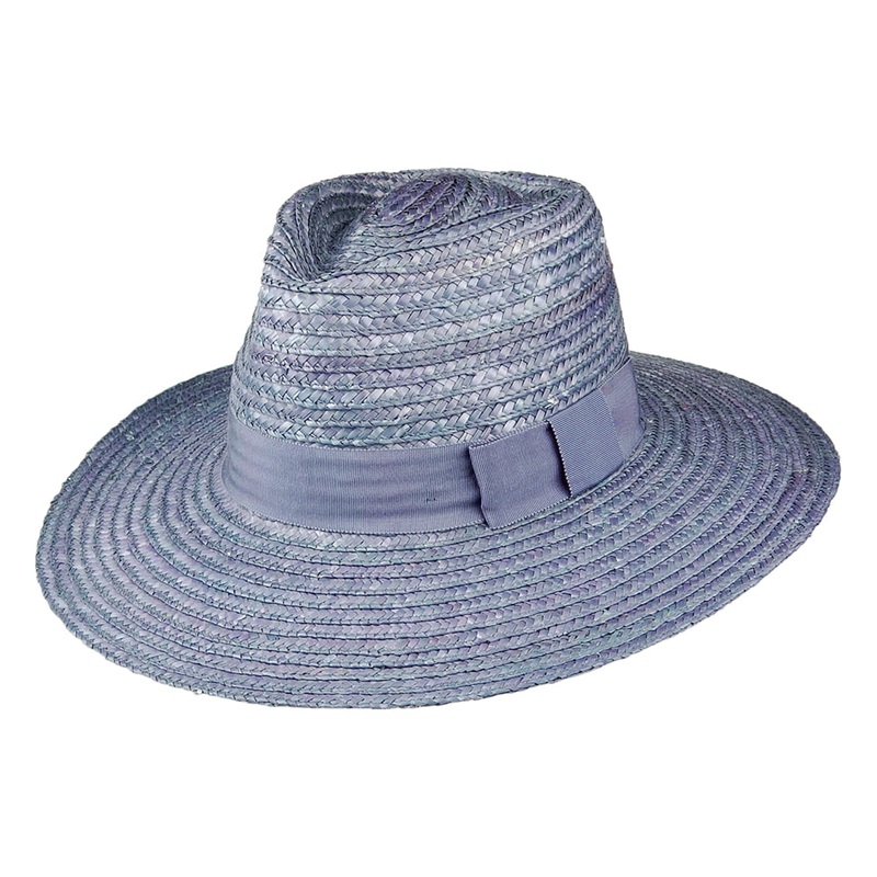 Brixton Hats Joanna Straw Sun Hat – Ice Blue Small-56cm