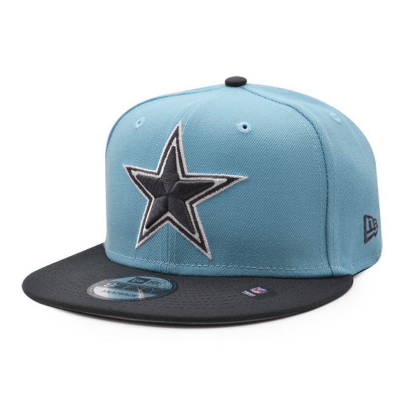 Dallas Cowboys New Era EXCLUSIVE 9Fifty Snapback NFL Hat Blue Foam/Charcoal