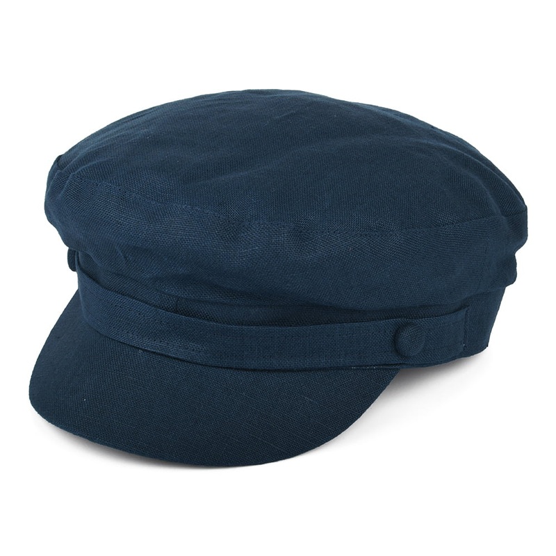Failsworth Hats Mariner Irish Linen Fisherman Cap – Navy Blue S
