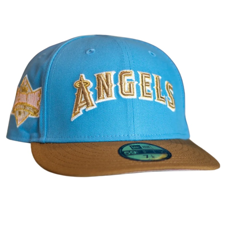 New Era Anaheim Angels 1989 All-Star Game Sky Blue/Wheat 59FIFTY Fitted Hat