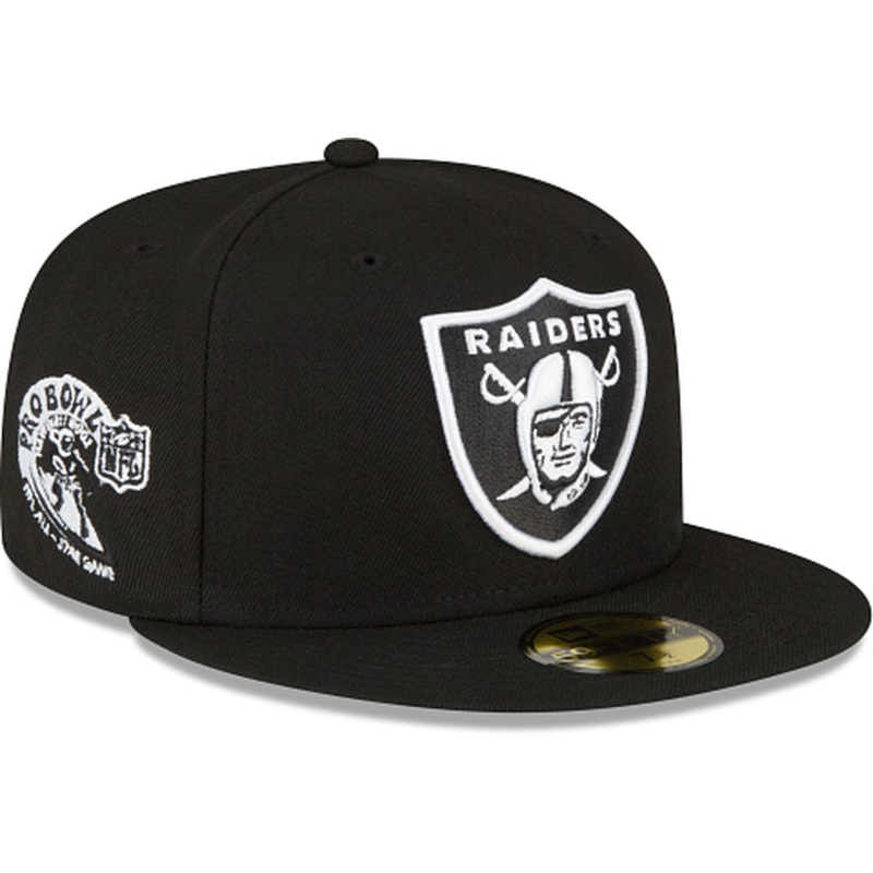 New Era Las Vegas Raiders Sidepatch Black 2022 59FIFTY Fitted Hat