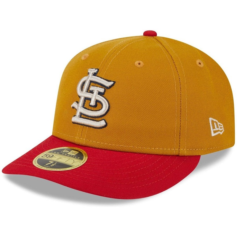 New Era St. Louis Cardinals Vintage Gold Low Profile 2023 59FIFTY Fitted Hat
