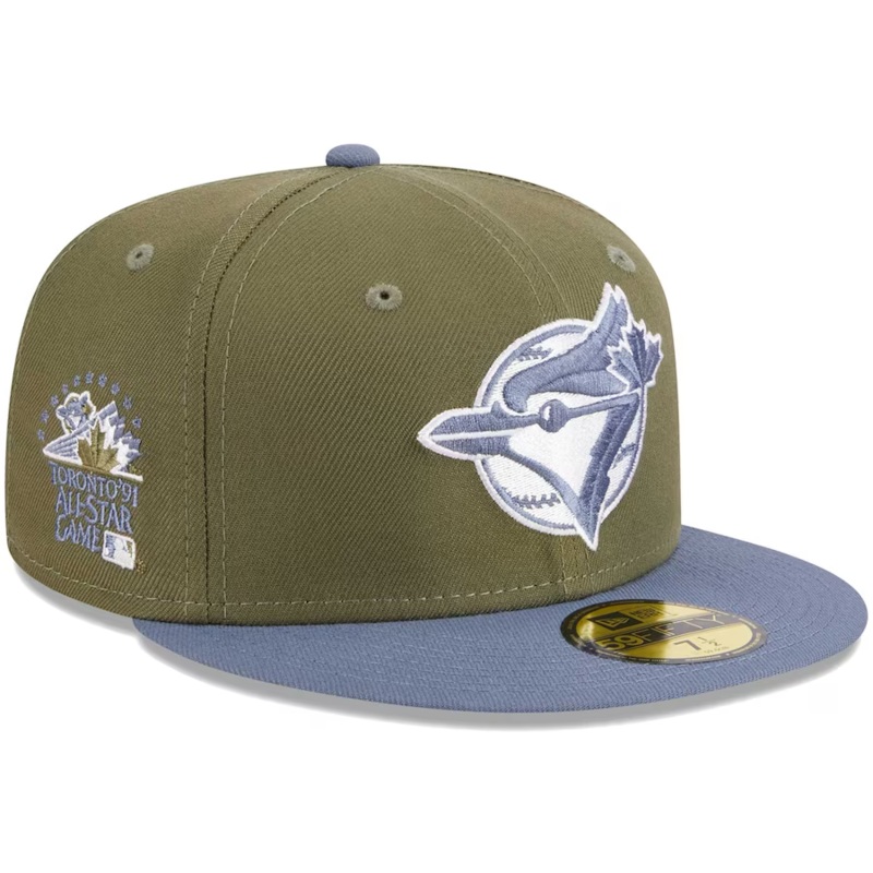 New Era Toronto Blue Jays Olive/Blue 2023 59FIFTY Fitted Hat