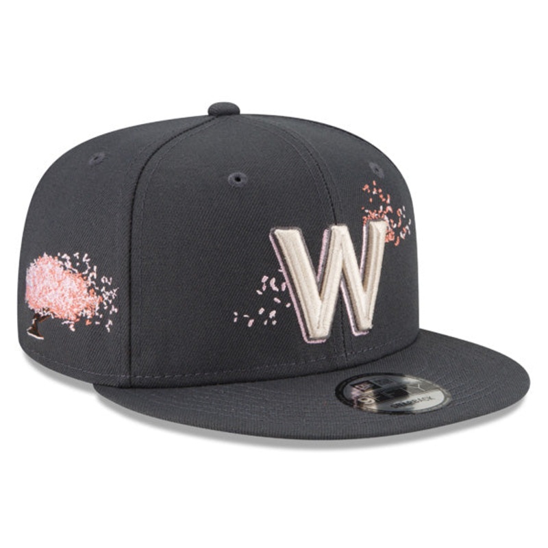 Washington Nationals New Era 2022 City Connect 9FIFTY Snapback Adjustable Hat – Graphite