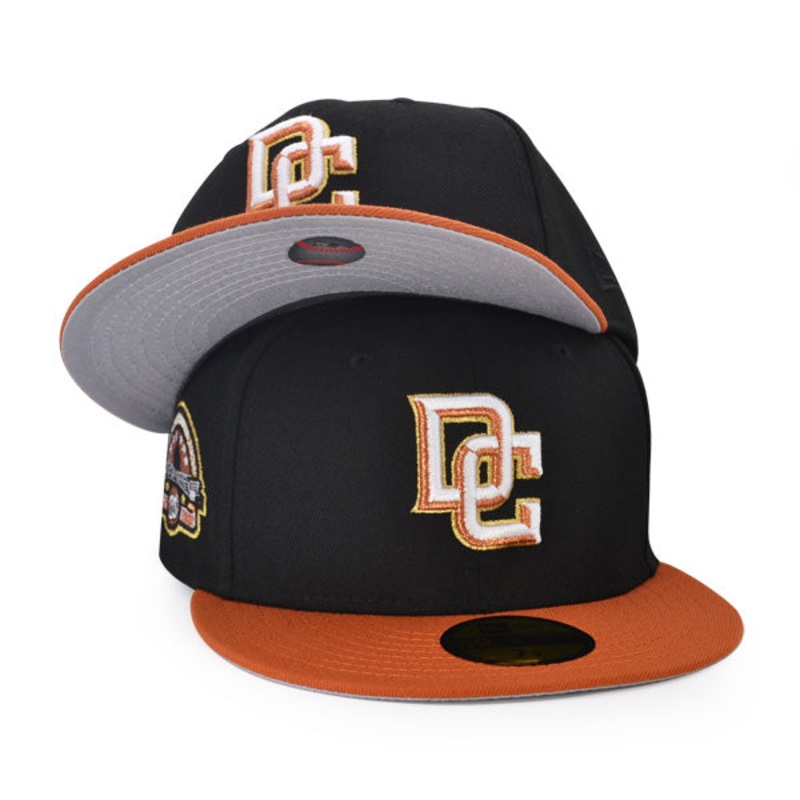 Washington Nationals RFK 45 Years Exclusive New Era 59Fifty Fitted Hat – Black/Rust Orange 7