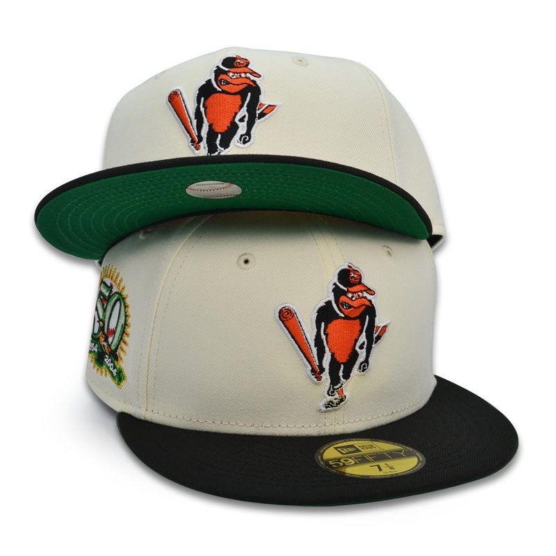 Baltimore Orioles MADD 50TH ANNIVERSARY Exclusive New Era 59Fifty Fitted Hat – Chrome/Black 6 7/8