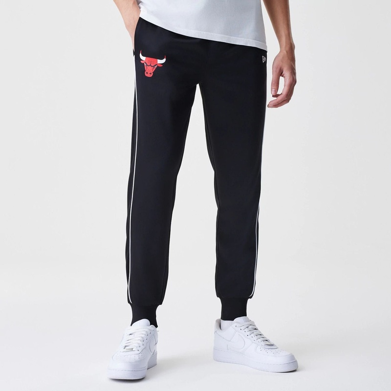 Chicago Bulls NBA Slim Black Track Pants XS