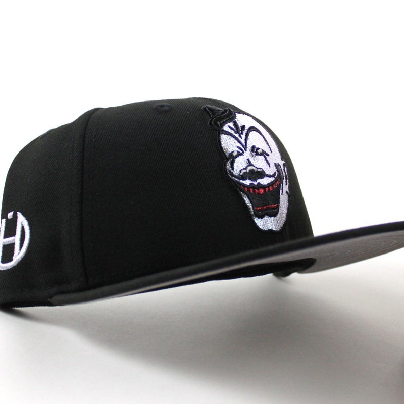 CLOWN HALFTIME New Era 59Fifty Fitted Hat (Black Gray Under Brim) 7
