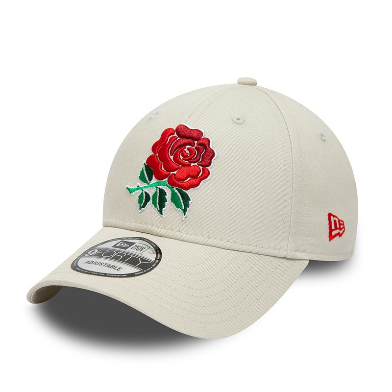 England Rugby 9FORTY Essential England Stone Cap One Size