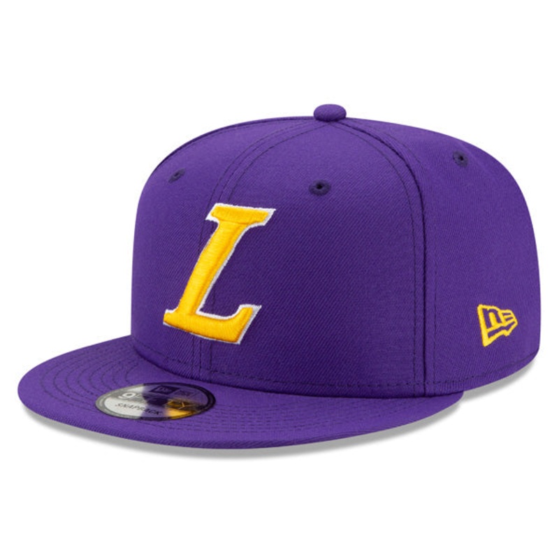 Los Angeles Lakers New Era LIGATURE 9Fifty Snapback Adjustable NBA Hat – Purple