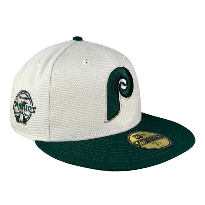New Era Philadelphia Phillies Stone/Dark Green Independence Hall 59FIFTY Fitted Hat