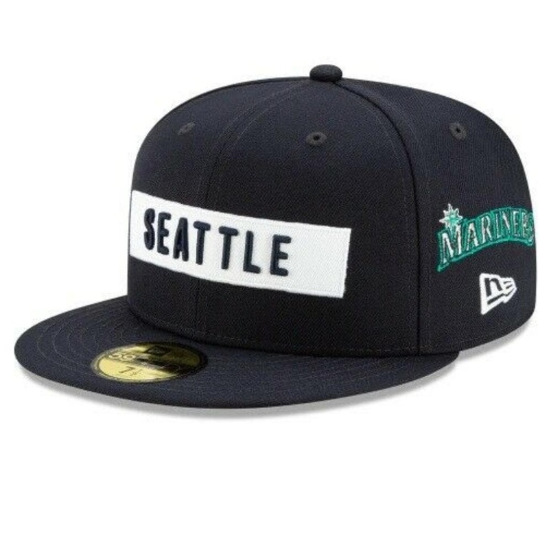New Era Seattle Mariners Boxed Wordmark 59FIFTY Fitted Hat