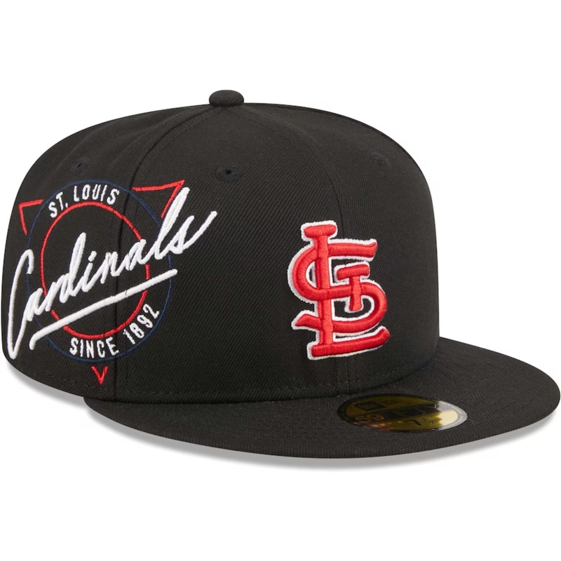 New Era St. Louis Cardinals Black Neon Emblem 2023 59FIFTY Fitted Hat