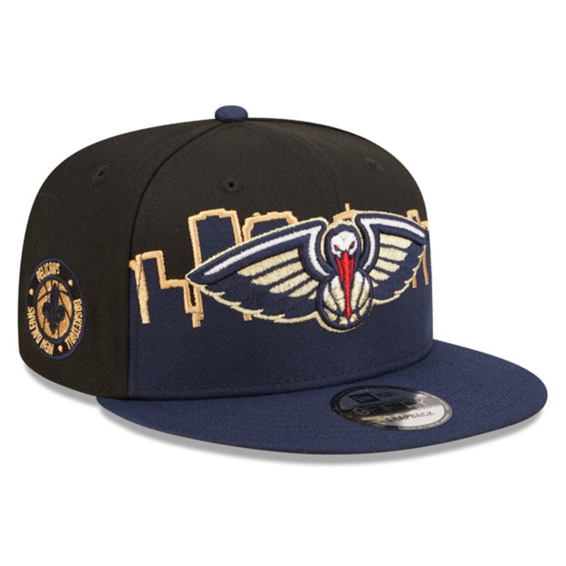 New Orleans Pelicans New Era NBA 2022 Tip Off 9FIFTY Snapback Hat  Navy/Gold