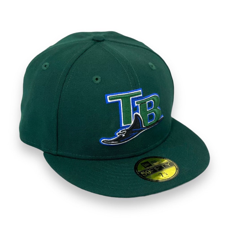 TAMPA BAY DEVIL RAYS (GREEN) (2004-2006 ALT2) NEW ERA 59FIFTY FITTED 67/8